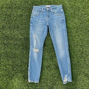 Zara slim fit distressed mens jeans 30 x 28